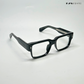 Timeless - Black Blue Cut Rectangle Sunglasses- RB2446