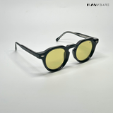 Groove Shades - Yellow Black Round Sunglasses - RB2539