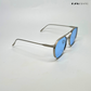 Round Luxe - Blue Silver Round Sunglasses - RB2503