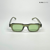 Lilrecta - Green Rectangle Sunglasses - RB2526