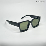 Boxy Bold - Black Green Square Sunglasses - RB2522