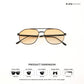 Mountain - Sunset Geometric Aviator Sunglasses - RB2877