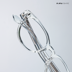 Eyla - Clear Cateye Bluecut Eyewear - RB2736