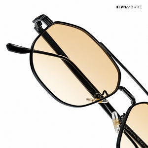 Mountain - Sunset Geometric Aviator Sunglasses - RB2877