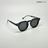 Groove Shades - All Black Round Sunglasses - RB2538