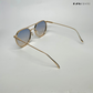 Round Luxe - Blue Gold Round Sunglasses - RB2499