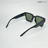 Boxy Bold - Black Green Square Sunglasses - RB2522