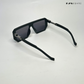 Oversized Retro - All Black Square Sunglasses - RB2311