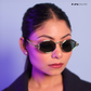 Jaisalmer Glow - Molten Metal Polarized Oval Sunglasses - RB2667