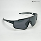 Turbo Tint - All Black Polarized Wrap Around Sunglasses - RB2442