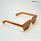 Angular Aura - Maple Polarized Rectangle Sunglasses- RB2450