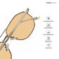 Mountain - Summit Geometric Aviator Sunglasses - RB2876