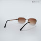 Valencia - Golden Hour Rimless Rectangle Sunglasses - RB2757