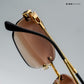 Valencia - Golden Hour Rimless Rectangle Sunglasses - RB2757