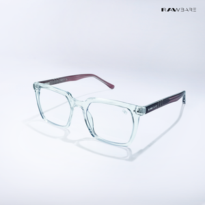 Orya - Transparent Brown Square Bluecut Eyewear - RB2739