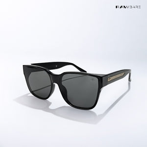 Tawang Edge - Blackline Square Cateye Sunglasses - RB2779
