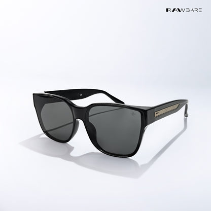 Tawang Edge - Blackline Square Cateye Sunglasses - RB2779