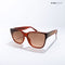Tawang Edge - Burnt Amber Square Cateye Sunglasses - RB2781