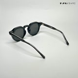 Groove Shades - All Black Round Sunglasses - RB2538