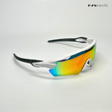 Swift - White Orange Polarized Wrap Around Sunglasses - RB2513