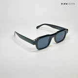 Lilrecta - All Black Rectangle Sunglasses - RB2524