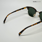Delhi Daze - Pine Haze Clubmaster Half Rim Sunglasses - RB2560