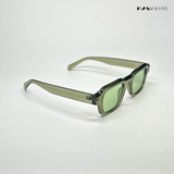 Lilrecta - Green Rectangle Sunglasses - RB2526