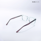 Orya - Transparent Brown Square Bluecut Eyewear - RB2739