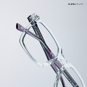 Orya - Transparent Brown Square Bluecut Eyewear - RB2739