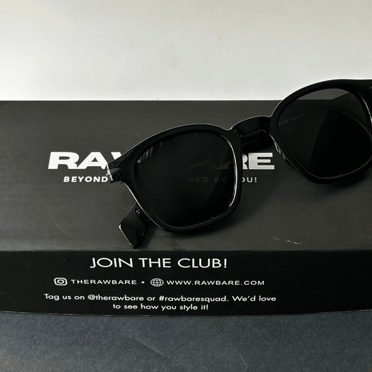 Midnight Square Round Polarized Sunglasses - RawBare