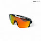 Turbo Tint - Orange Black Polarized Wrap Around Sunglasses - RB2425
