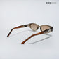 Kodaikanal Hush - Olive Caramel Oval Cateye Sunglasses - RB2767