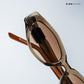 Kodaikanal Hush - Olive Caramel Oval Cateye Sunglasses - RB2767