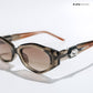 Kodaikanal Hush - Olive Caramel Oval Cateye Sunglasses - RB2767
