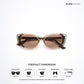 Udaipur Petal - Caramel Bloom Cateye Sunglasses - RB2769