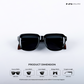 Howrah Haze - Black Square Sunglasses - RB2575