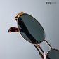 Lunar - Green Gold Oval Sunglasses - RB2431