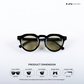 Groove Shades - Yellow Black Round Sunglasses - RB2539