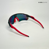 Swift - Red Orange Polarized Wrap Around Sunglasses - RB2515