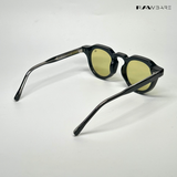 Groove Shades - Yellow Black Round Sunglasses - RB2539