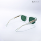 Lucen - Clear Greenline Square Sunglasses - RB2734