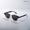 Lucknow Lush - Shadow Silver Polarized Clubmaster Half Rim Sunglasses - RB2658