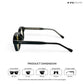 Vortex Shades - Yellow Black Square Sunglasses - RB2537