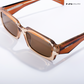 Morjim Muse - Brown Out Rectangle Sunglasses - RB2554