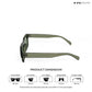 Lilrecta - Green Rectangle Sunglasses - RB2526