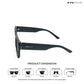 Boxy Bold - All Black Square Sunglasses - RB2527