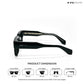 Timeless - Black Polarized Rectangle Sunglasses - RB2443