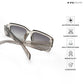 Morjim Muse - Mono Mist  Rectangle Sunglasses - RB2555
