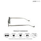 Jaisalmer Glow - Molten Metal Polarized Oval Sunglasses - RB2667