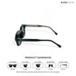 Vortex Shades - All Black Square Sunglasses - RB2536